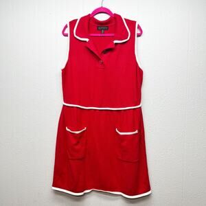 Eloquii Red Knit Dress Womens 18/20 Santa Claus Christmas Holiday Party Evening